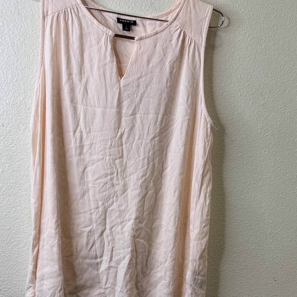 Torrid Blush Pink Sleeveless Tank Top